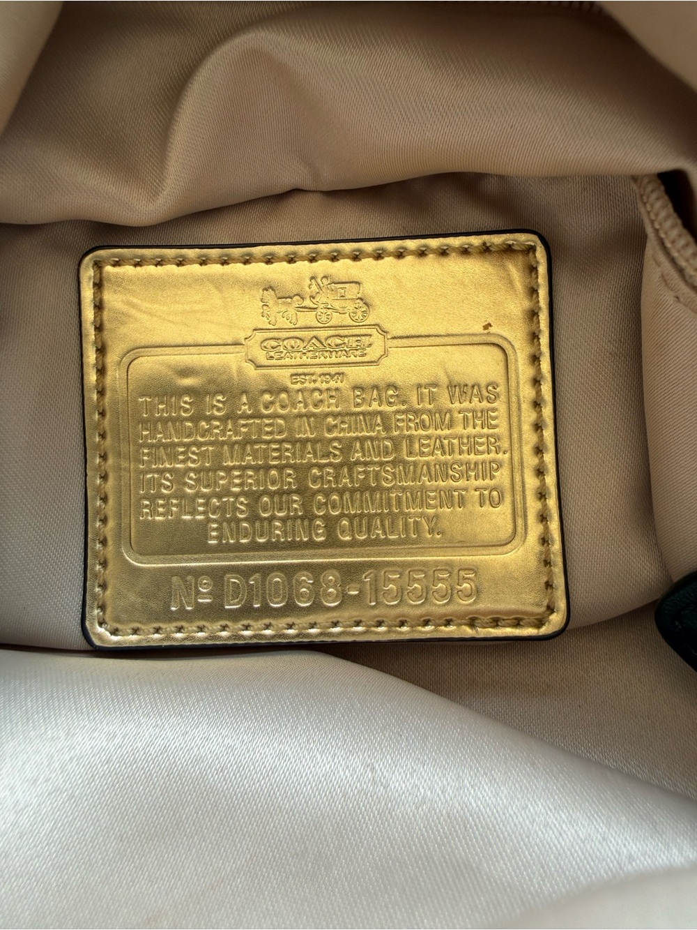 y2k coach leopard satin shoulder bag - Picture 3 of 5
